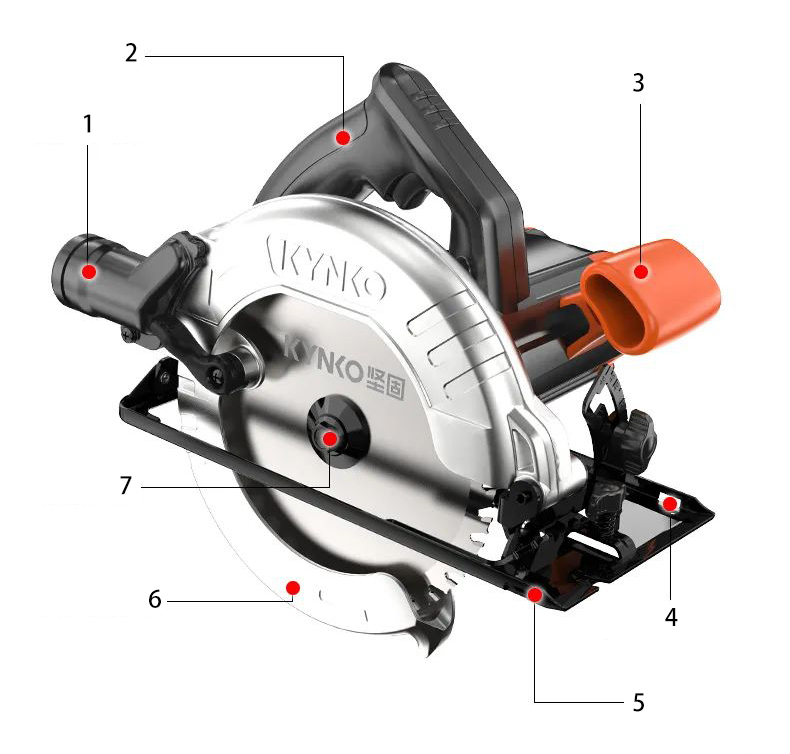 kynko 185mm circular saw