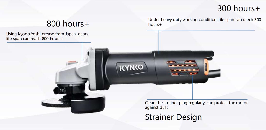 structure of angel grinder