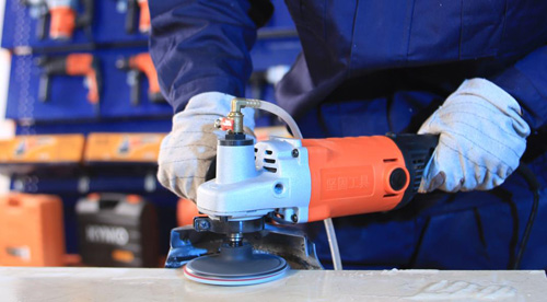 wet angle grinder